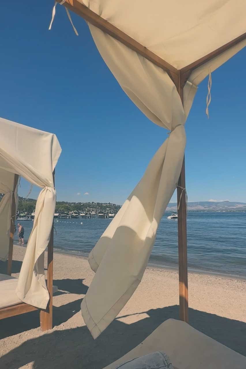 Beach_Winery_Chill - okanara.com relax at north americas only beach winery. dinner cruise kelowna