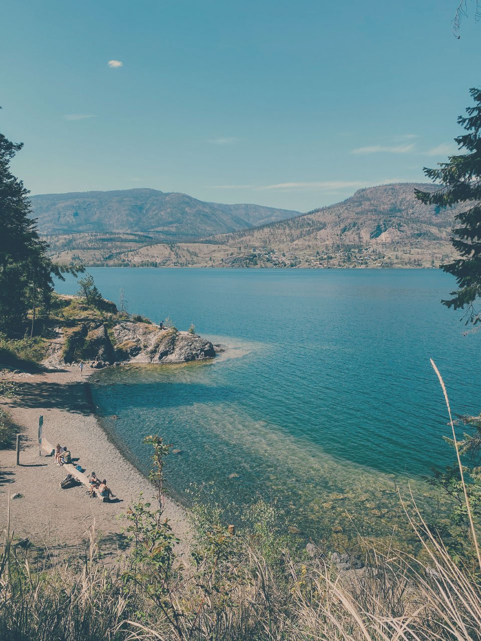 PAULS_TOMB - okanara.com View of okanagan lake from an elevated position along a trail. okanagan boating